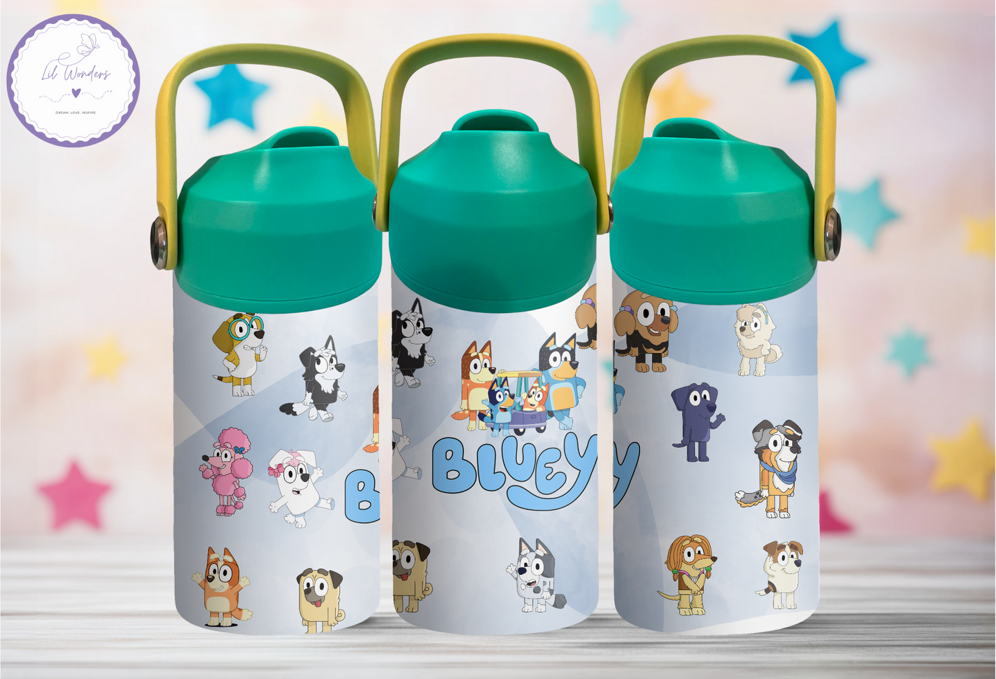 Bluey, Stainless Steel Kids Tumbler