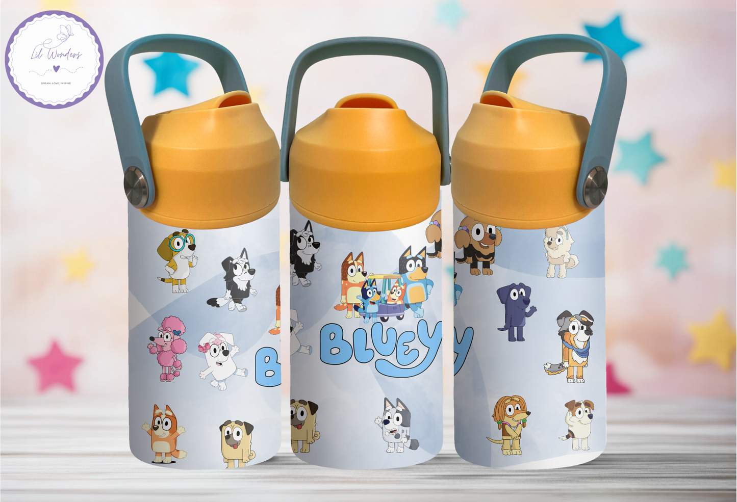 Bluey, Stainless Steel Kids Tumbler