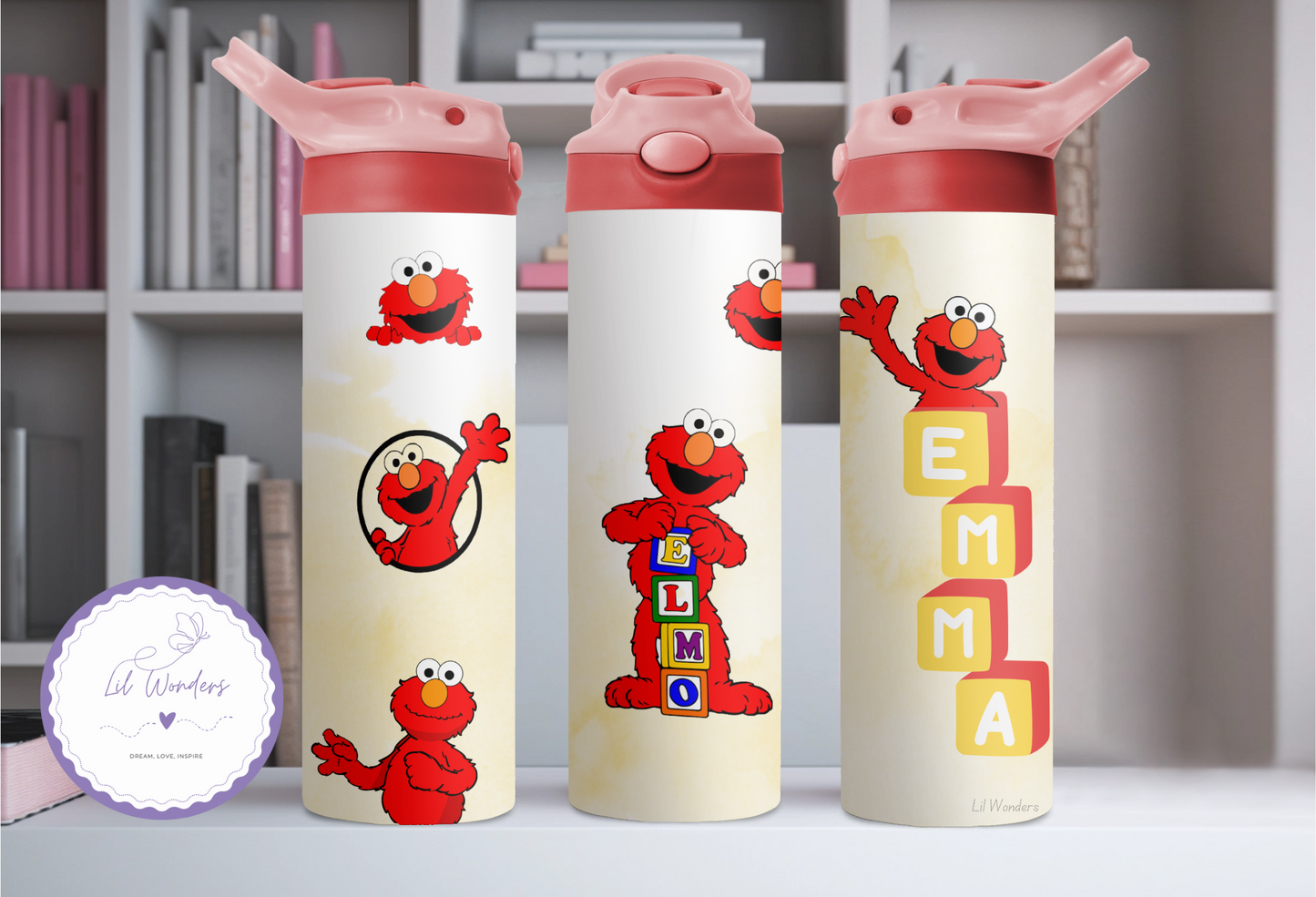 Elmo, Kids Flip Top Tumbler