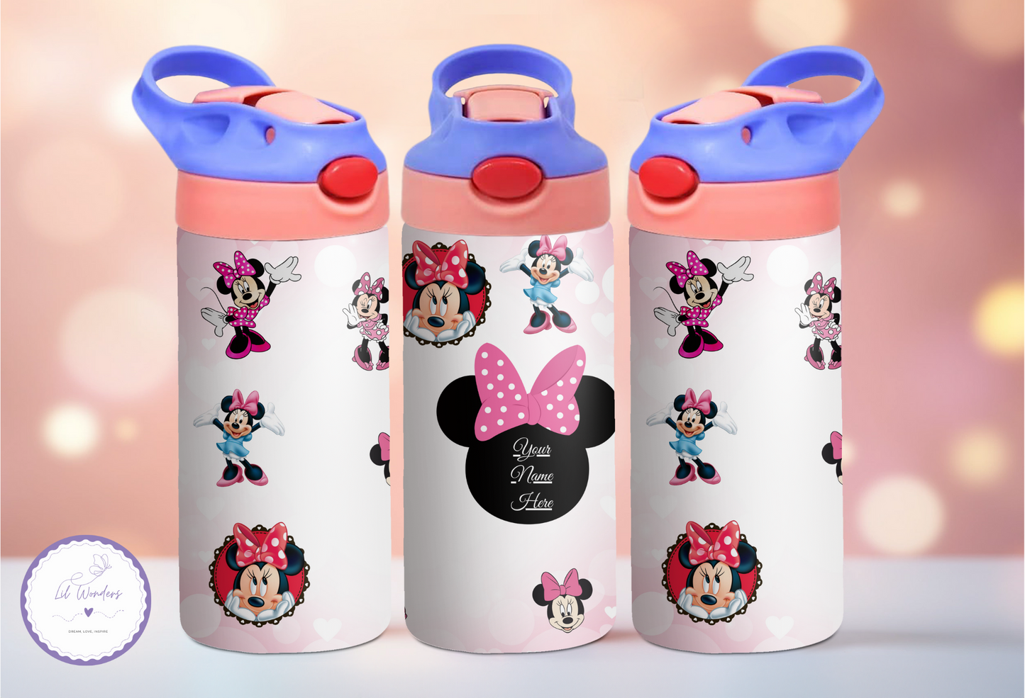 Minnie Kids Flip Top Tumbler