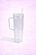 40oz Acrylic Snow Globe Tumbler with Handle