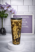 Coffee Lava Effect - 24oz Acrylic snow globe