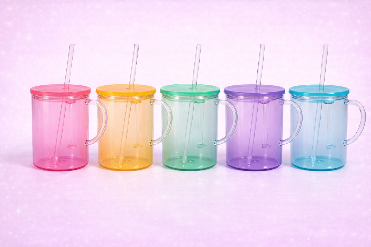 15oz Ombre Glass Mugs