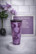 Purple lava - 16oz Acrylic Snow Globe Cup