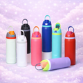 24oz Freesip Stainless Steel Water Bottle