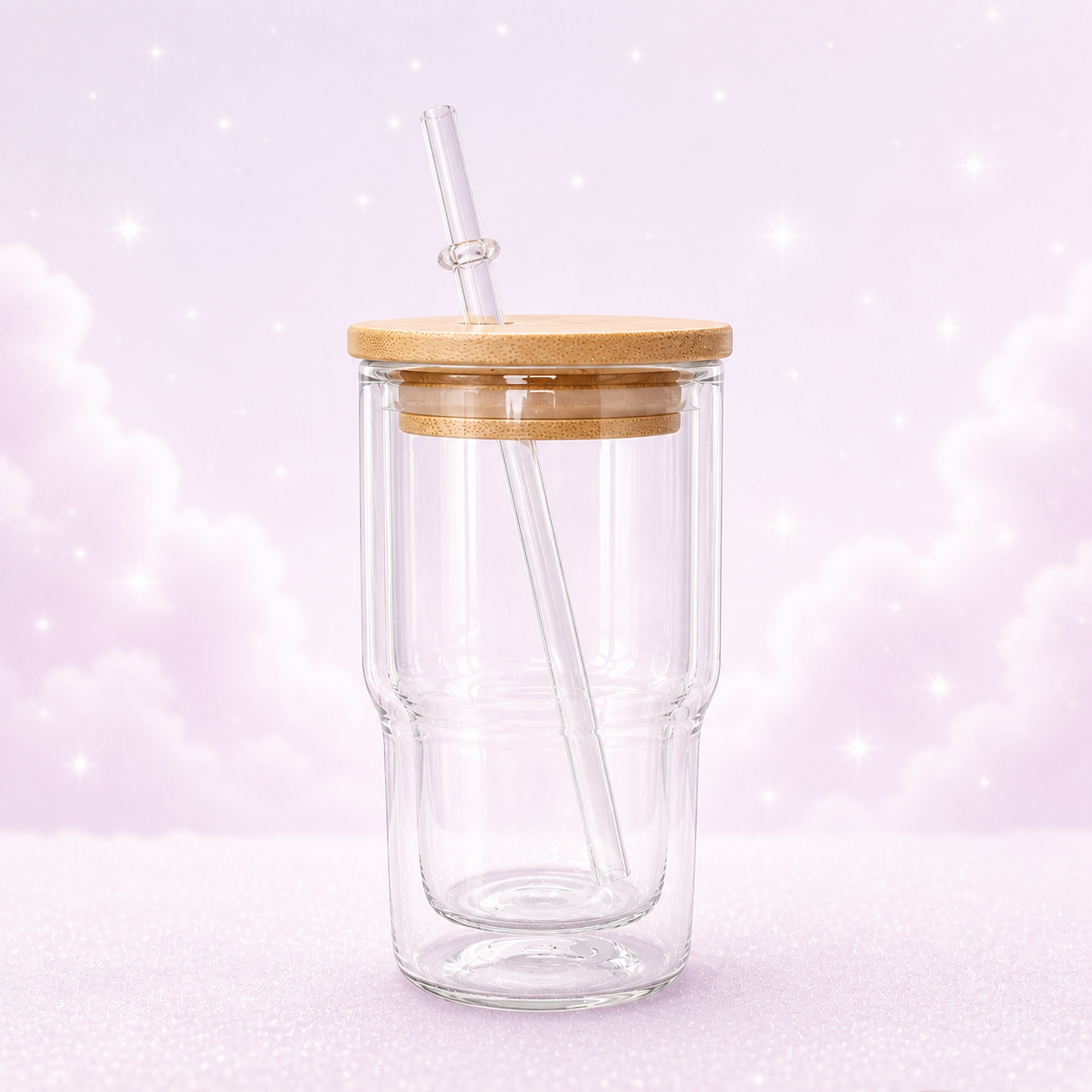 3 oz Snow Globe Glass Cup
