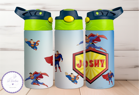 Superman Kids Flip Top Tumbler